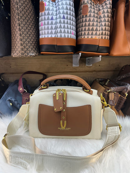 Bolsa frasqueira pavão de ouro