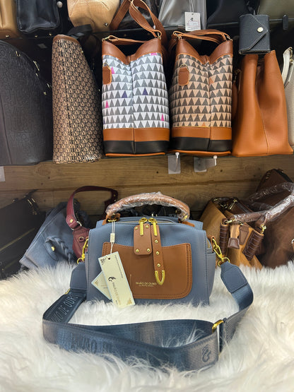 Bolsa frasqueira pavão de ouro