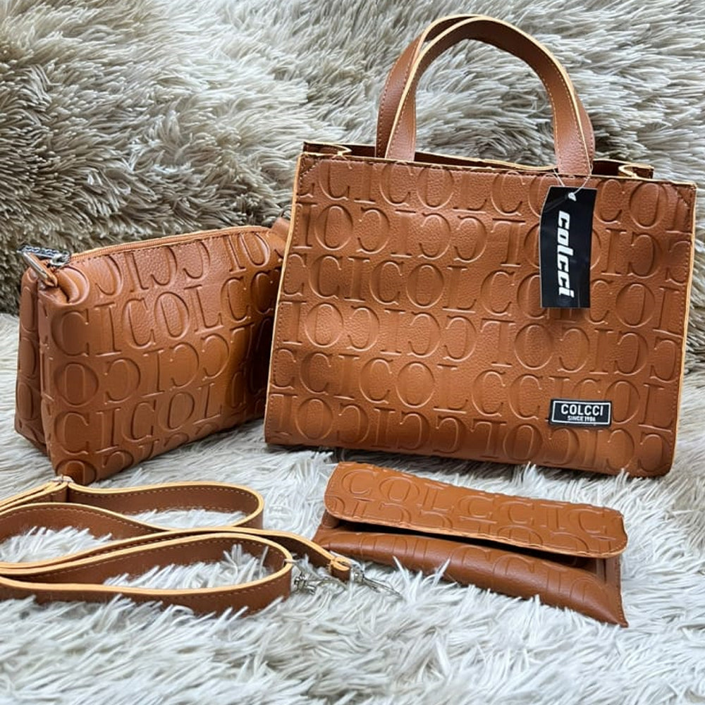 Kit 3 em 1 (Bolsa Dupla + Carteira) Premium MK Aberta