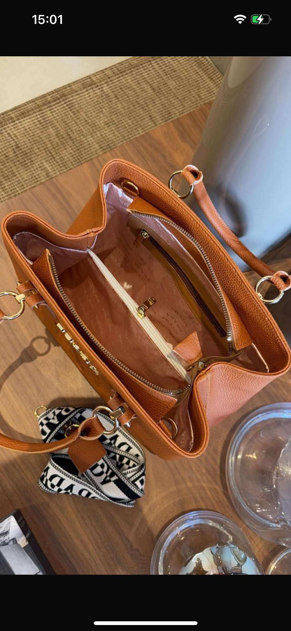 Bolsa bordada 2 alças