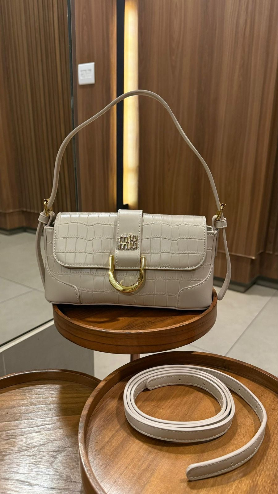 Bolsa baguete 2 opções de alça