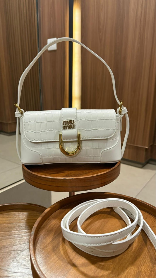 Bolsa baguete 2 opções de alça