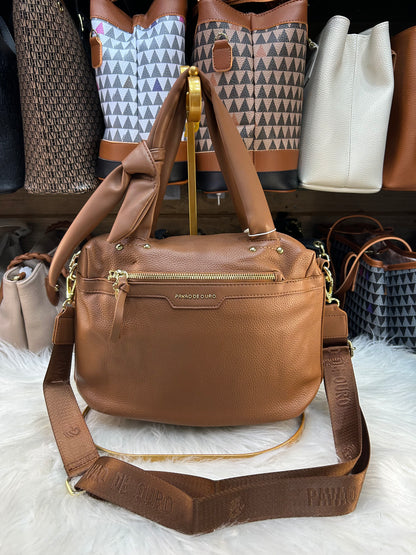 Bolsa Liz pavão de ouro